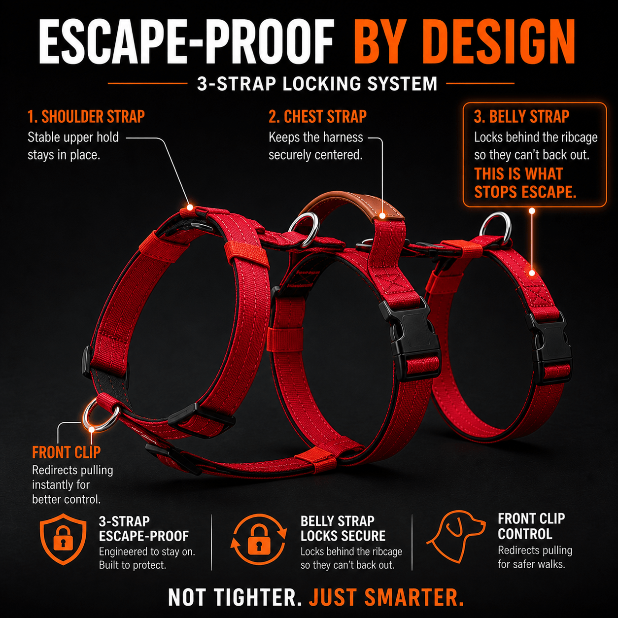 FlowGuard™ Escape-Proof Harness